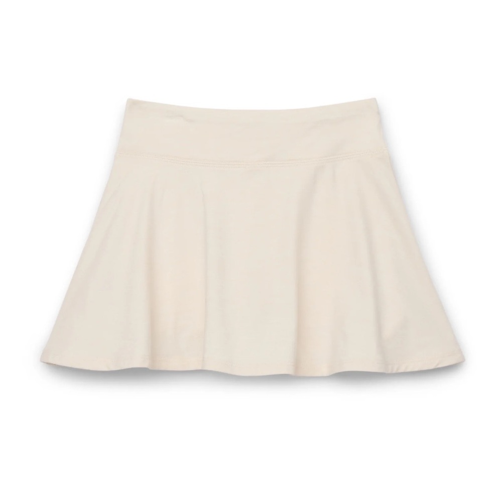 Athletic Works Cream Skater Skirt